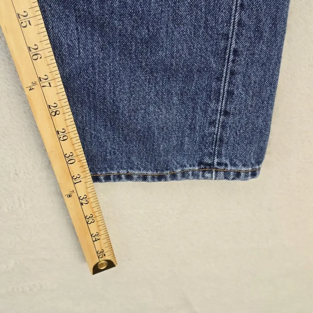 Officine Generale Blue Denim Jeans Mems 31 (Fits 32x31) 5-Pocket Button Fly